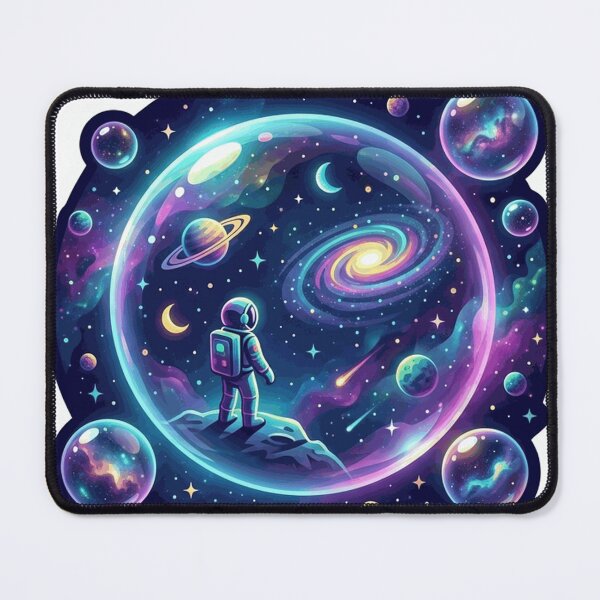 Item preview, Galaxy Bubble Astronaut — Explorer in the Void designed and sold by RoyArt0.