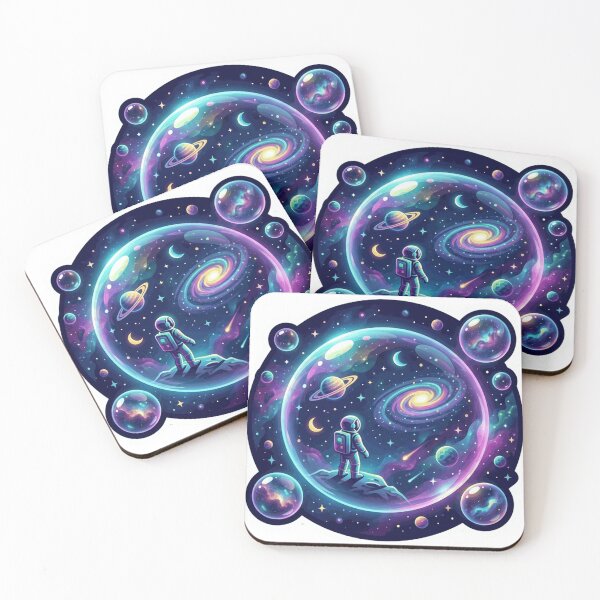 Item preview, Galaxy Bubble Astronaut — Explorer in the Void designed and sold by RoyArt0.
