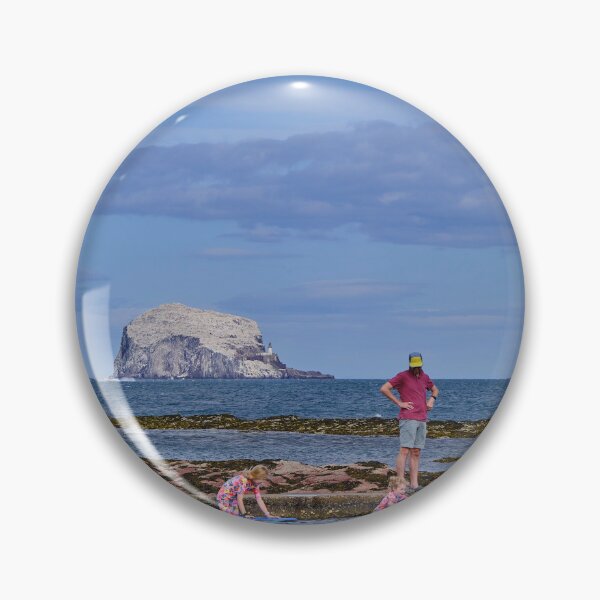 Item preview, North Berwick Paddling Pool and Bass Rock designed and sold by Violaman.