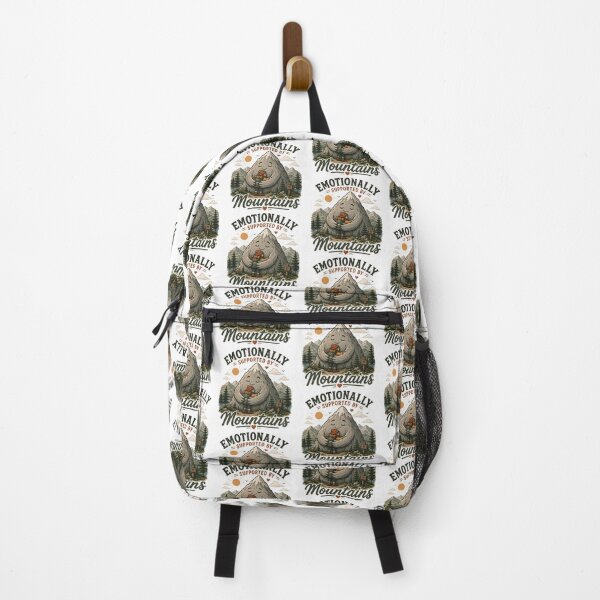Item preview, Emotionally Supported by Mountains designed and sold by Side Quest Co..
