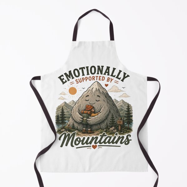 Item preview, Emotionally Supported by Mountains designed and sold by Side Quest Co..
