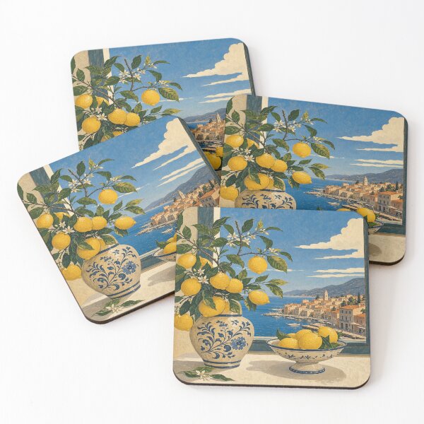 Item preview, Amalfi Afternoon | Mediterranean Window View designed and sold by FadedFrequency.