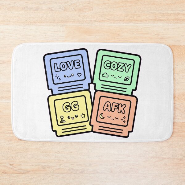 Artikelvorschau, Retro Cartridge Hearts – Love Cozy GG AFK – Kawaii Pastel Gaming entworfen und verkauft von Petringo.