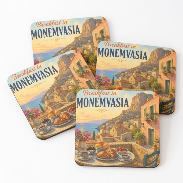 Item preview, Monemvasia, Greece at Breakfast - Travel Destinations designed and sold by LSVart.