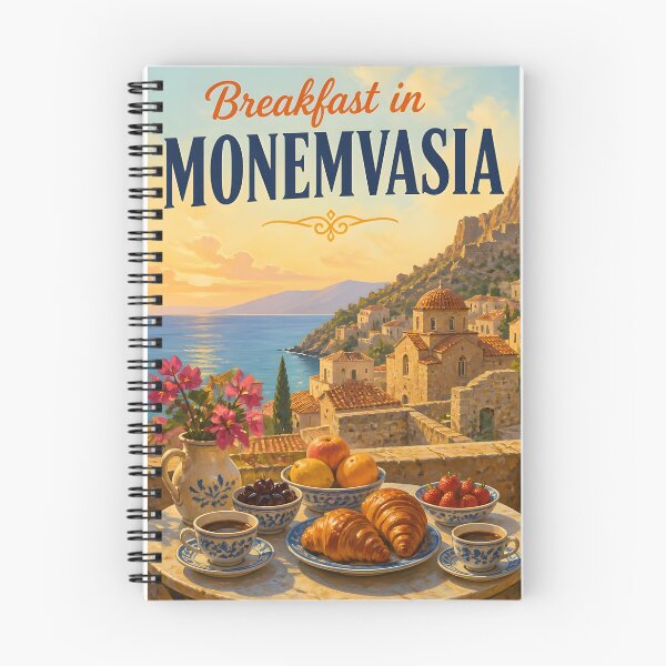 Item preview, Monemvasia, Greece at Breakfast - Travel Destinations designed and sold by LSVart.