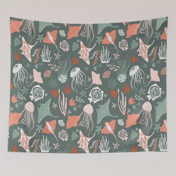 Item preview, Aquarium Dreams designed and sold by MYpatternlab.
