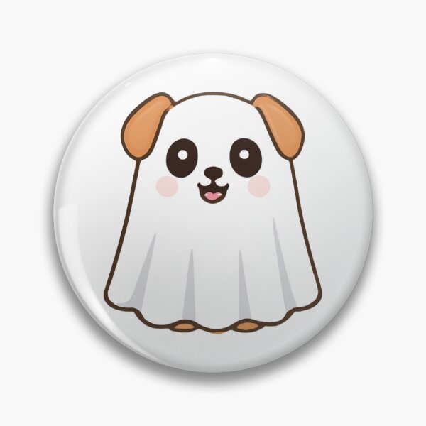 Item preview, Cute Ghost Dog - Kawaii Spooky Halloween designed and sold by evavv-studio.