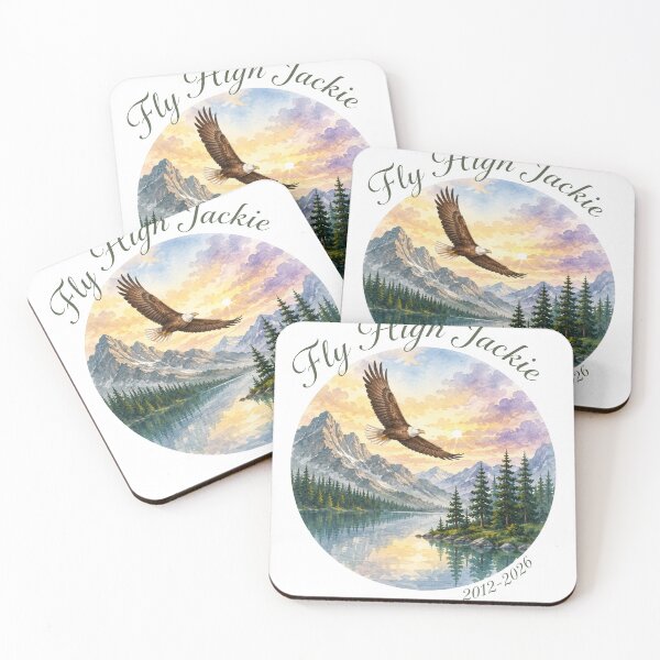 Item preview, Fly High Jackie Bald Eagle Memorial designed and sold by KireVeronica.