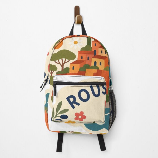 Item preview, Roussillon France Travel Souvenir Modern Folk Art designed and sold by VisualArtsOasis.
