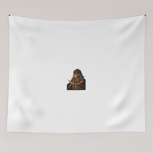Item preview, Epic Medieval Warrior Fantasy Character – Dark Armor & Red Cloak designed and sold by Brandady.