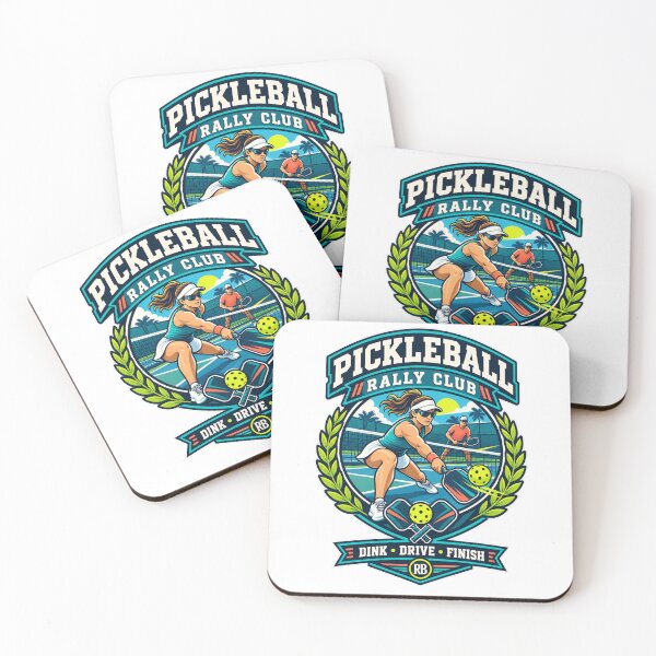 Item preview, Pickleball Rally Club Dink Drive Finish designed and sold by Rhubarb Bridge Merch.