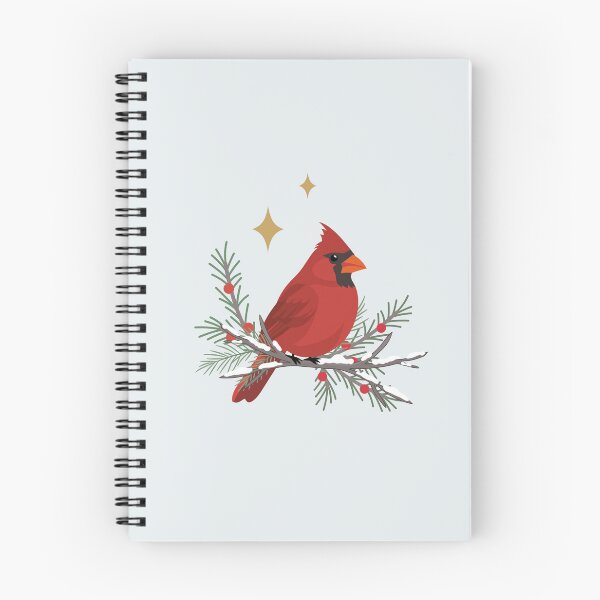 Item preview, Christmas Cardinal on Snowy Evergreen Branch designed and sold by GemsAnatomy.