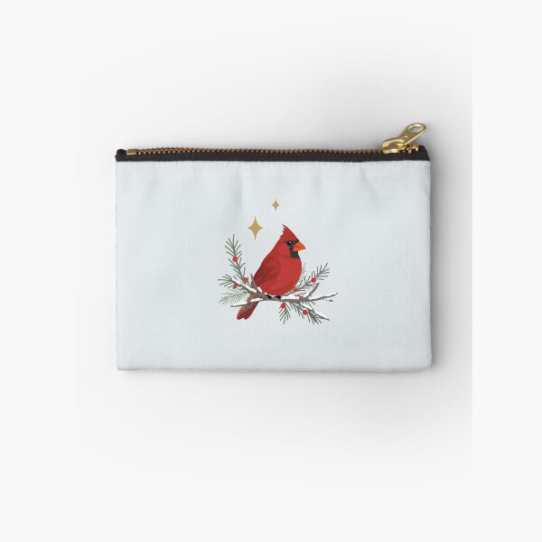 Item preview, Christmas Cardinal on Snowy Evergreen Branch designed and sold by GemsAnatomy.