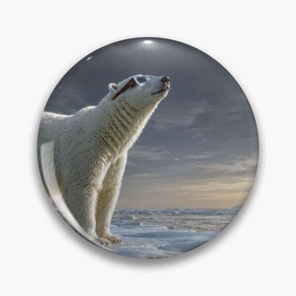 Item preview, Polar Bear Gazing at a Total Solar Eclipse designed and sold by Maria Dryfhout.