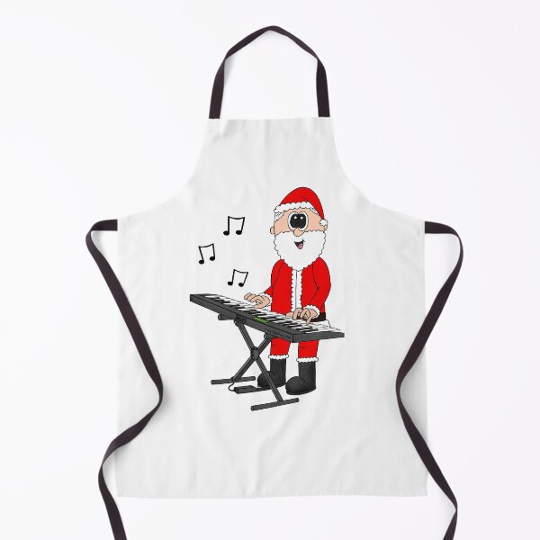 Item preview, Santa Playing Keyboard, Christmas Pianist Music Teacher Musician designed and sold by doodlerob.