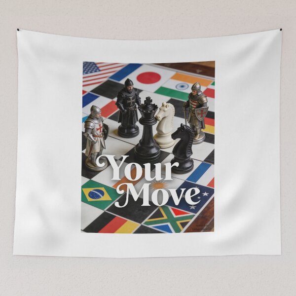 Item preview, Live Chess Board Print designed and sold by Lichentroupe63.