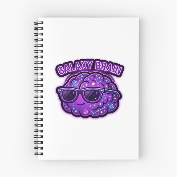 Item preview, Galaxy Brain Big Think Meme Funny Genius designed and sold by NeonNerd Studio.
