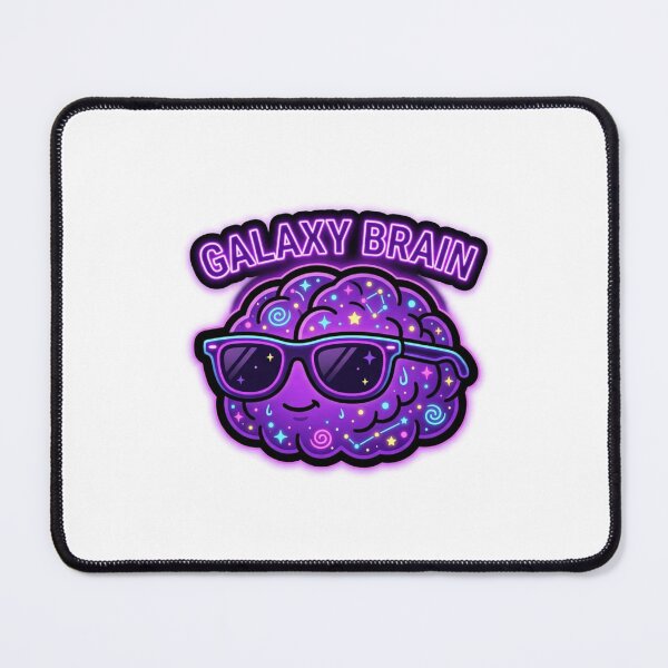 Item preview, Galaxy Brain Big Think Meme Funny Genius designed and sold by NeonNerd Studio.
