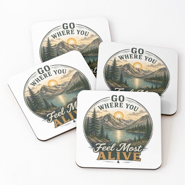 Item preview, Go Where You Feel Most Alive designed and sold by Side Quest Co..