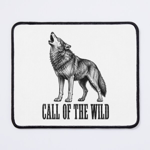 Item preview, Call of the Wild – Vintage Howling Wolf Engraving designed and sold by MotionBanana Art.