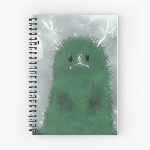 Item preview, Little green monster with his ghost friends  designed and sold by Ikumy.
