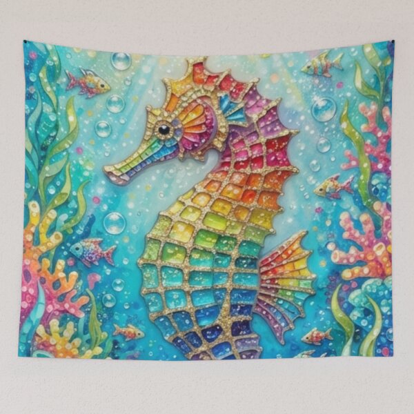 Item preview, Seahorses in the sea designed and sold by PP&RAINBOW SHOP.