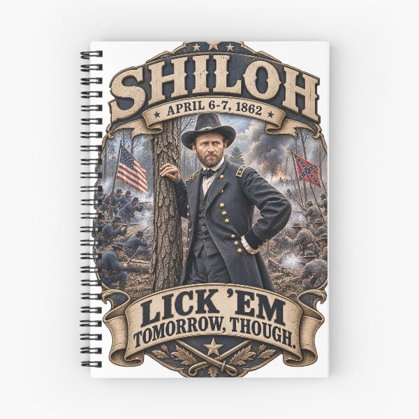 Item preview, Lick 'Em Tomorrow Though | Ulysses S Grant Battle of Shiloh designed and sold by Designed for War.