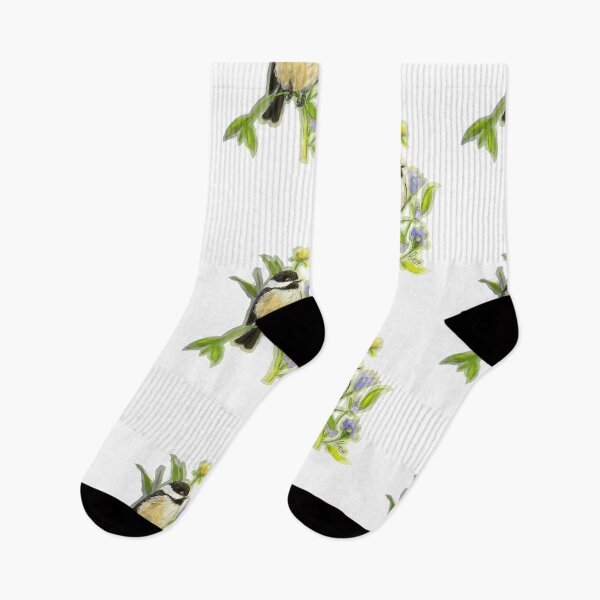 Item preview, Spring Songbird on Wildflowers designed and sold by hopenoli_art.