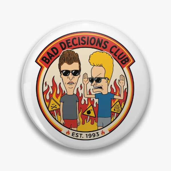Item preview, Beavis and Butt-Head Club of Bad Decisions Retro designed and sold by Imprearte.