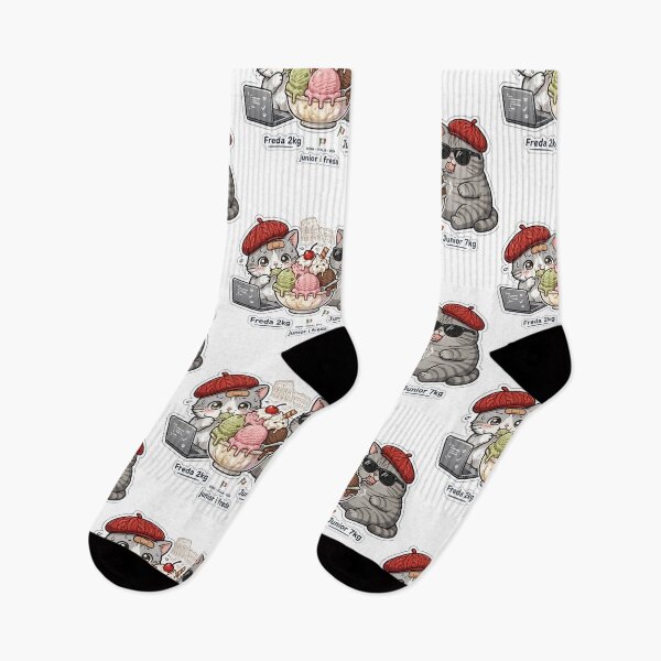 Item preview, Freda and Junior Gelato Rome - Italian Ice Cream Cats designed and sold by MAISON SYLVIE.