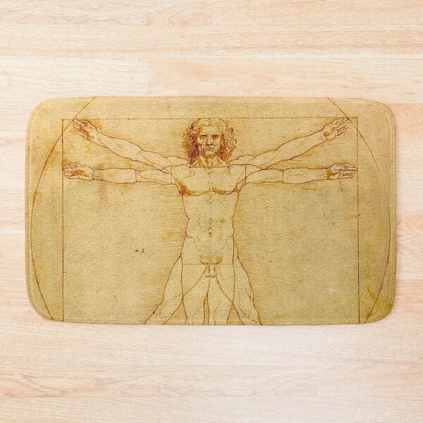 Item preview, Vitruvian Man (L'uomo vitruviano), Leonardo da Vinci, 1490 designed and sold by The Gaping Maw.