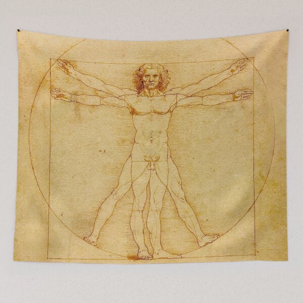 Item preview, Vitruvian Man (L'uomo vitruviano), Leonardo da Vinci, 1490 designed and sold by The Gaping Maw.