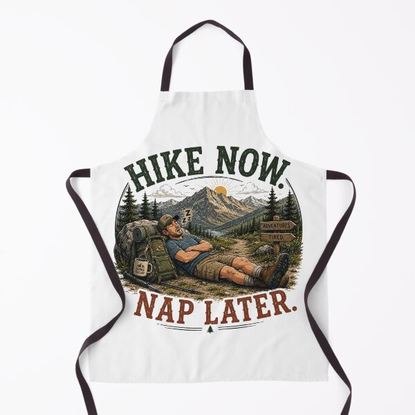 Item preview, Hike Now, Nap Later Wilderness designed and sold by Side Quest Co..