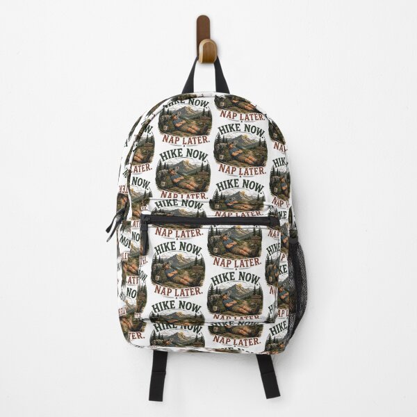 Item preview, Hike Now, Nap Later Wilderness designed and sold by Side Quest Co..