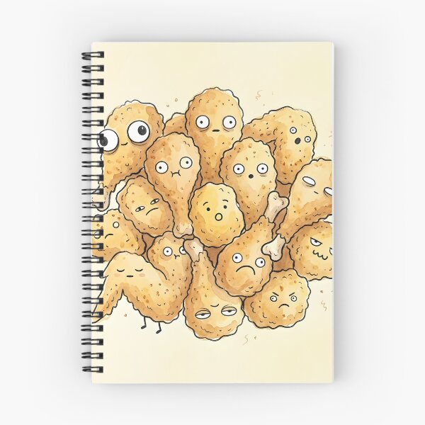 Item preview, Cute Fried Chicken Drumsticks Kawaii Fast Food Art designed and sold by DuckOddity.