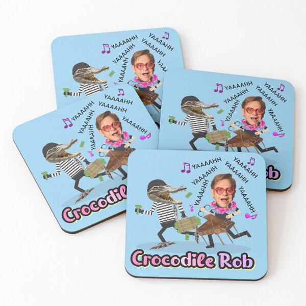 Item preview, Crocodiles involved in robberies is kinda catchy designed and sold by reallypathetic.