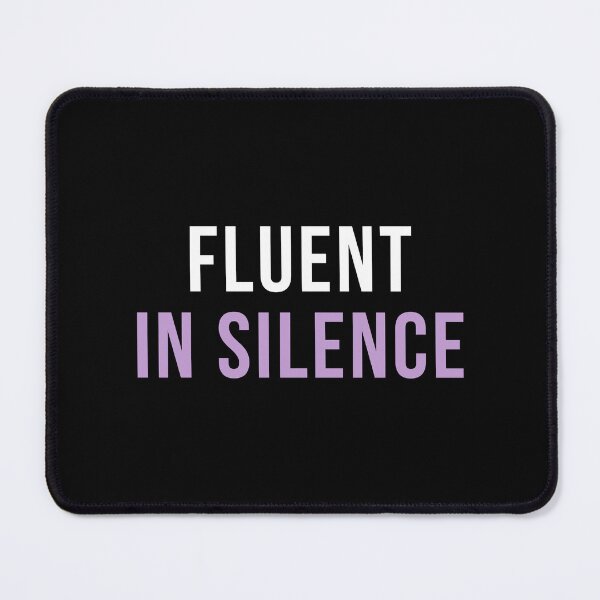 Item preview, Fluent In Silence Funny Introvert T-Shirt Quiet Person Gift Mindfulness Humor Tee designed and sold by TongTang.