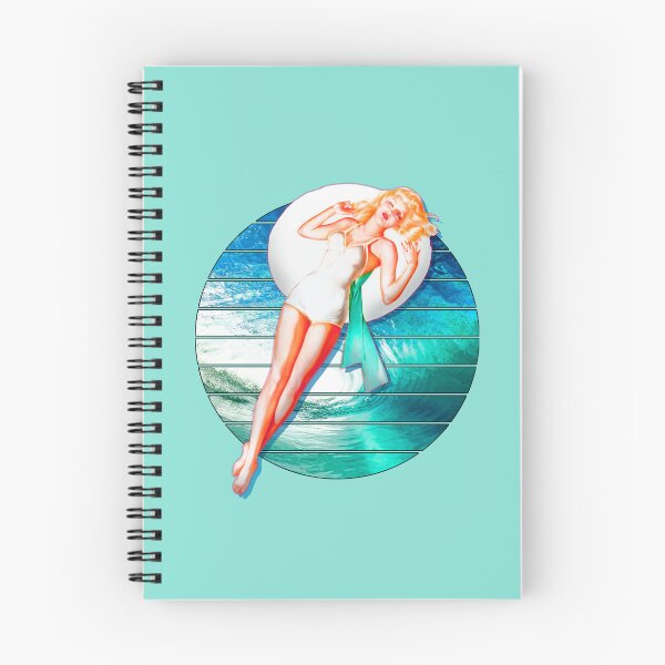Item preview, Sexy Blonde Pinup girl Retro Sunset designed and sold by adriana-holmes.