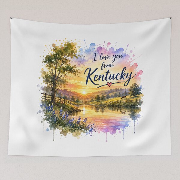 Item preview, Bluegrass Heartlight: Love at a Kentucky Sunrise designed and sold by BlissBlvdShop.