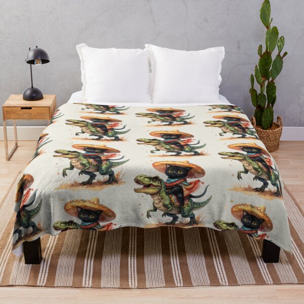 Item preview, Mexican cat on T-rex designed and sold by LiskoDesign.