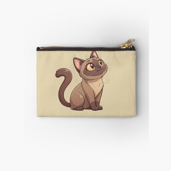 Item preview, Cute Kawaii European Burmese Cat with Golden Eyes designed and sold by Mousy17.