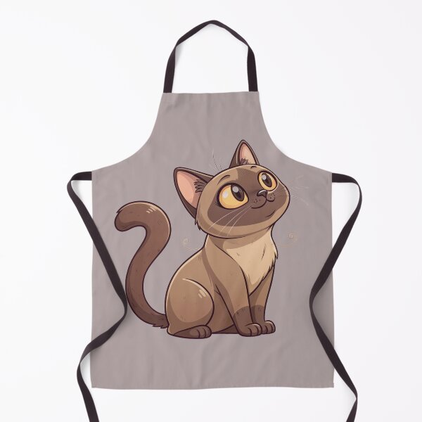 Item preview, Cute Kawaii European Burmese Cat with Golden Eyes designed and sold by Mousy17.