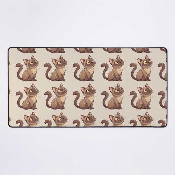 Item preview, Cute Kawaii European Burmese Cat with Golden Eyes designed and sold by Mousy17.