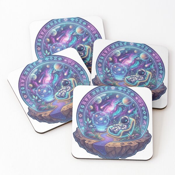 Item preview, Cosmic Lounge — Astronaut's Zero-Gravity Rest Stop designed and sold by RoyArt0.
