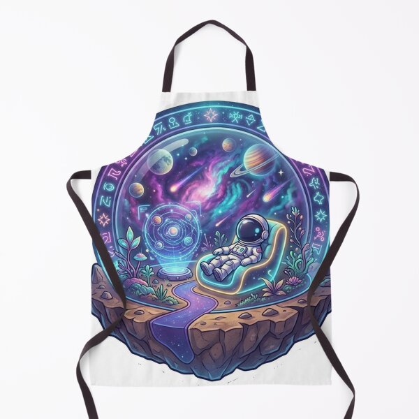 Item preview, Cosmic Lounge — Astronaut's Zero-Gravity Rest Stop designed and sold by RoyArt0.