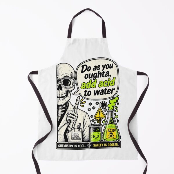 Item preview, Do As You Oughta, Add Acid to Water – Chemistry Safety Humor designed and sold by ChicClicker.