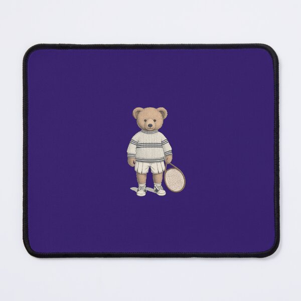 Item preview, Vintage Tennis Player Teddy Bear - Country Club Preppy Bear designed and sold by Adhdbrainstudio.