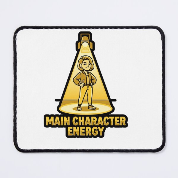 Item preview, Main Character Energy Protagonist Vibes designed and sold by NeonNerd Studio.