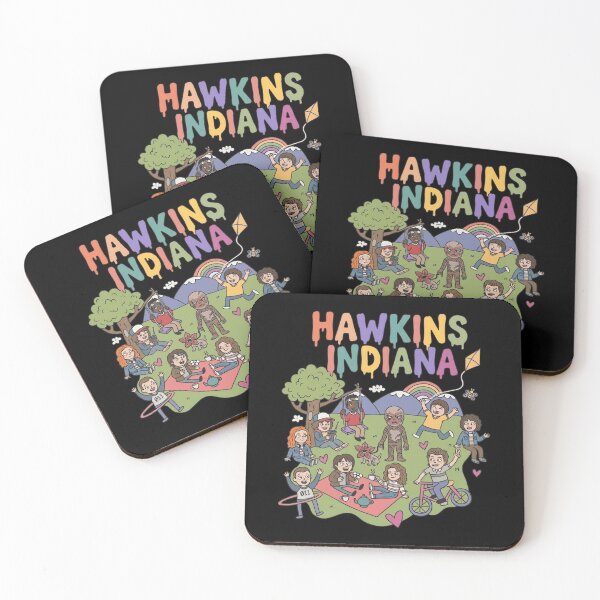Item preview, Hawkins Indiana, The Upside Down, Stranger Things vintage design designed and sold by LiuTiuuu.