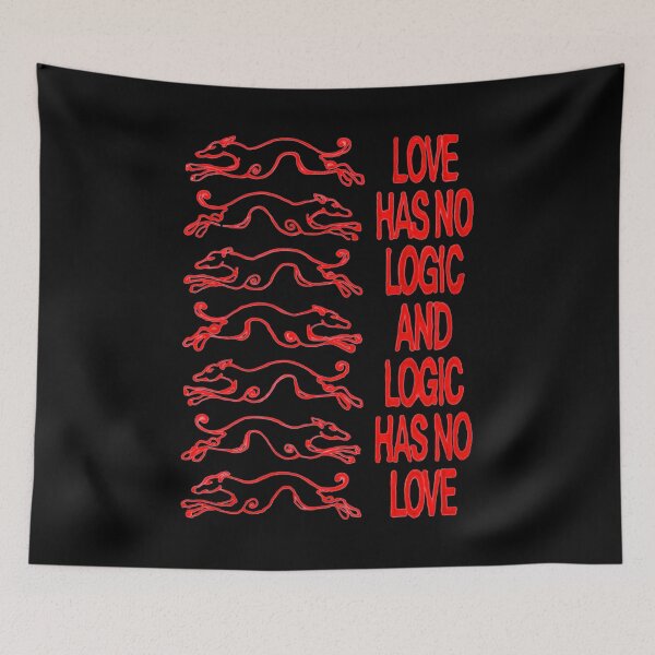 Item preview, Love Has No Logic Retro Rats Hand Drawn Alternative Design designed and sold by 101-Stor.